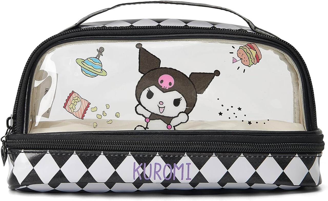 Cute Pencil Case for Girls: Pu Leather Pencil Box Pouch with Zipper, Large Capacity Stationery Storage Organiser for School Supplies